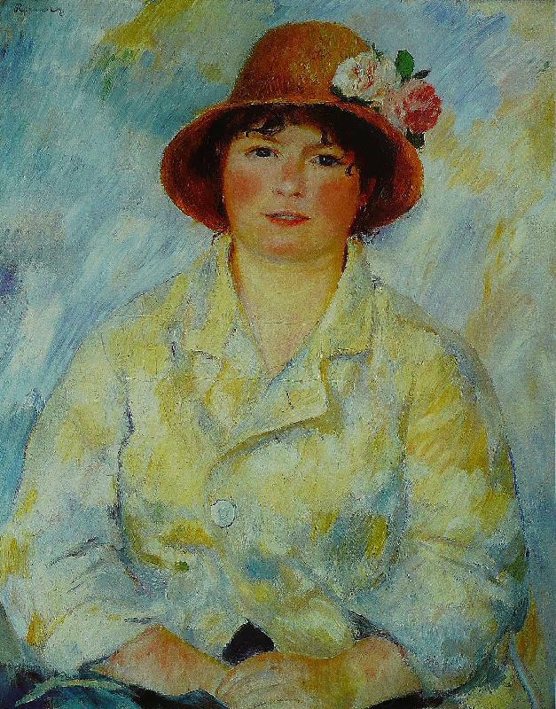 Pierre Auguste Renoir Portrait of Madame Renoir France oil painting art